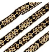 新品タグ付き Back ribbon jacquard top Amazon.com: NBEADS 7.7 Yards Gold Jacquard Ribbon Trim, 1-1